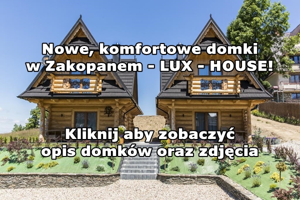 Nowe domki w Zakopanem